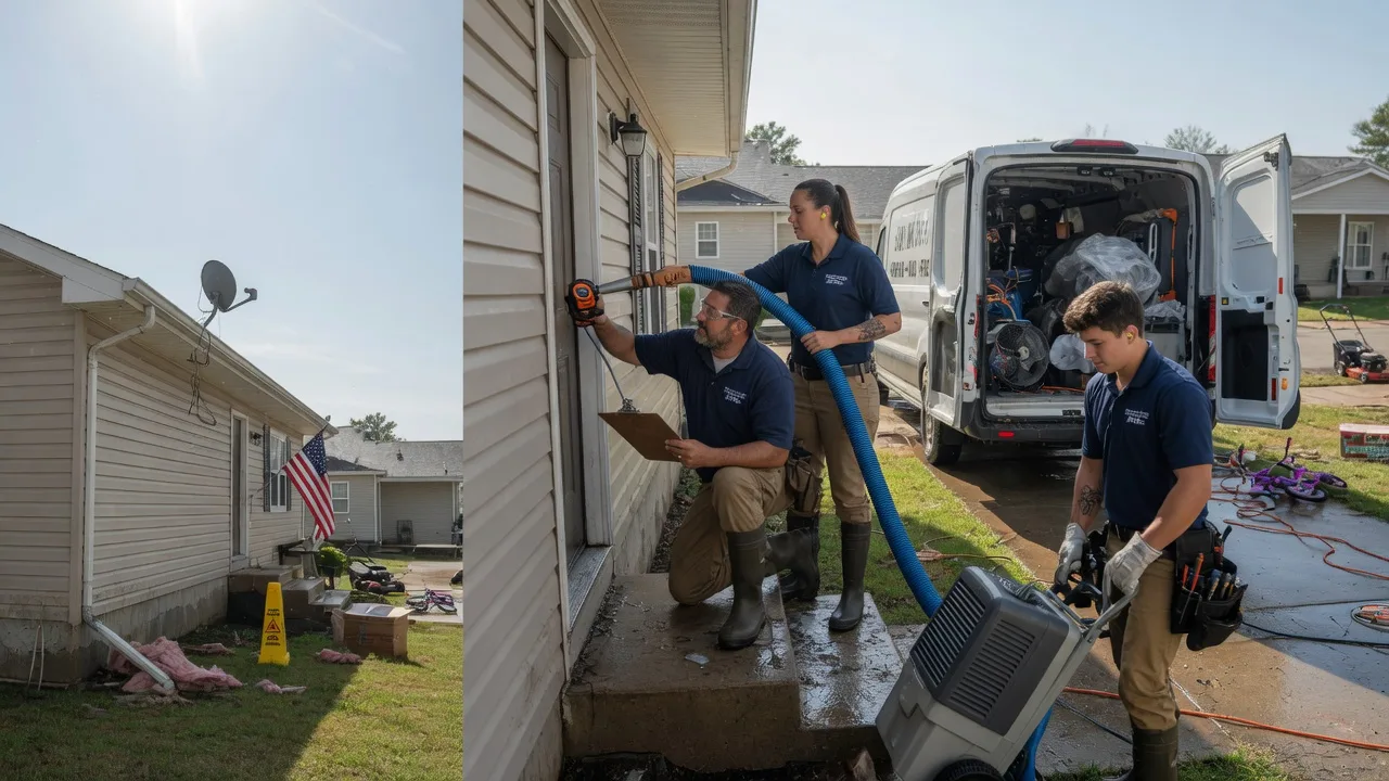 Ceiling Water Damage Restoration in Talpa, TX near me